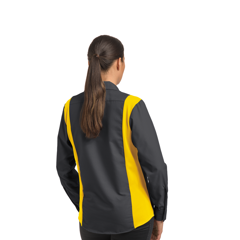 Women's Long Sleeve Performance Plus Shop Shirt with OilBlok Technology image number 4