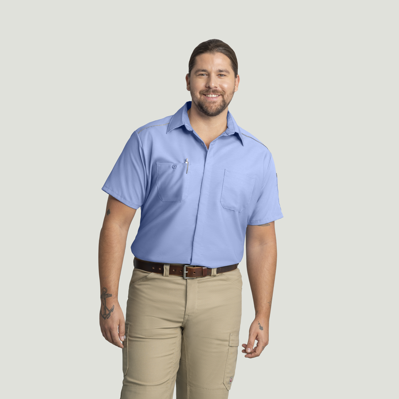 Men's Short Sleeve Pro Airflow Work Shirt image number 1