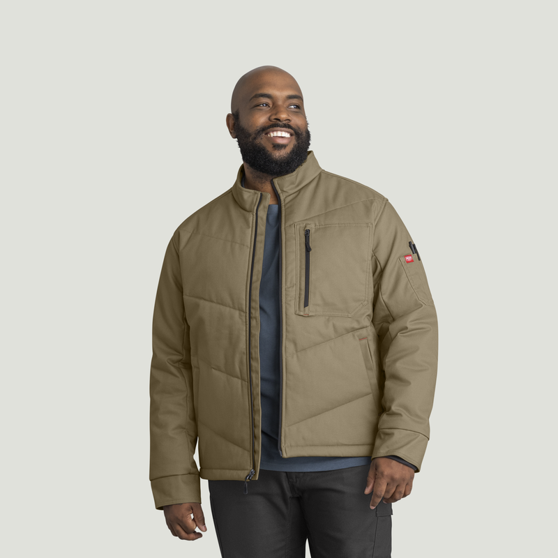 Men's Insulated Quilted Work Jacket image number 5