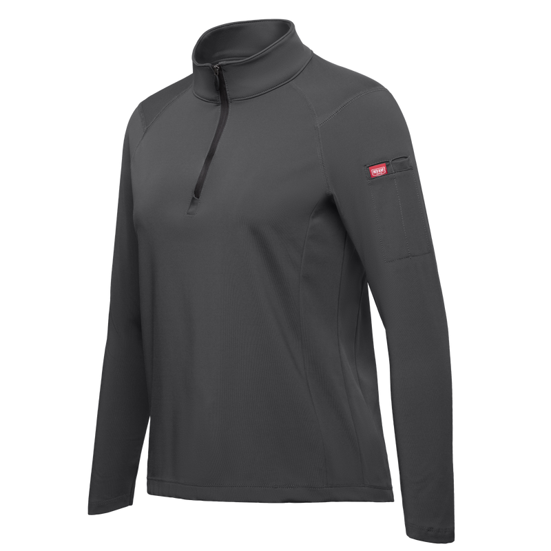 
Women's Performance Quarter Zip Cadet Collar Pullover image number 4