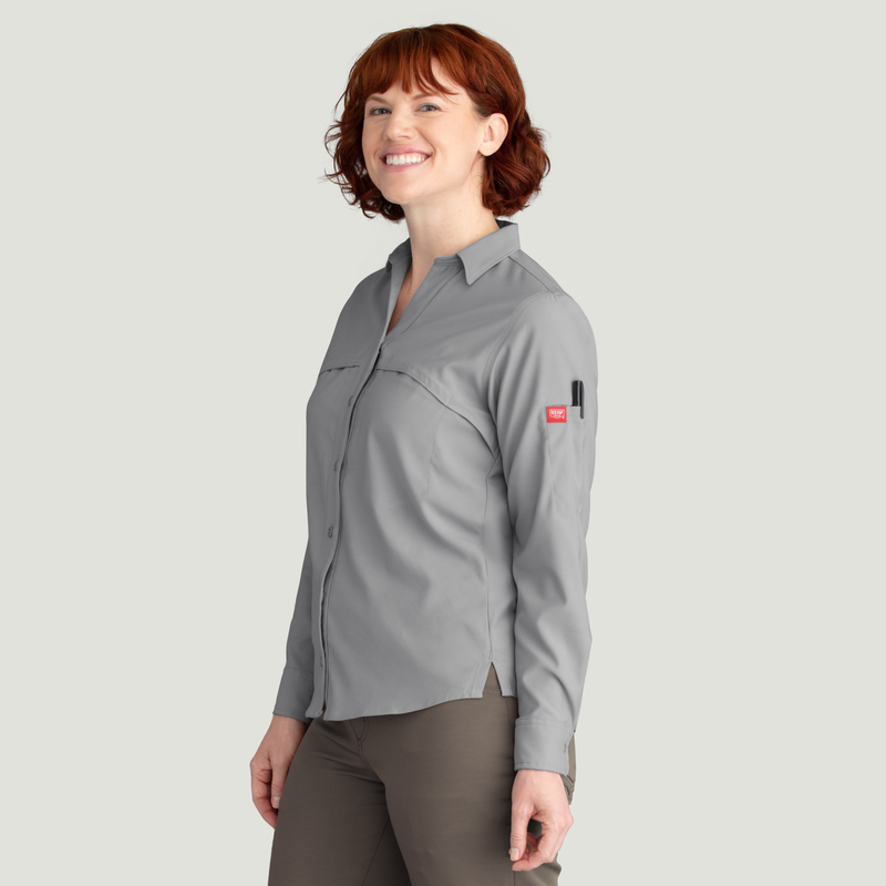 Women's Cooling Long Sleeve Work Shirt image number 3