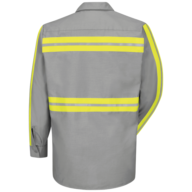 Long Sleeve Enhanced Visibility Industrial Work Shirt image number 2