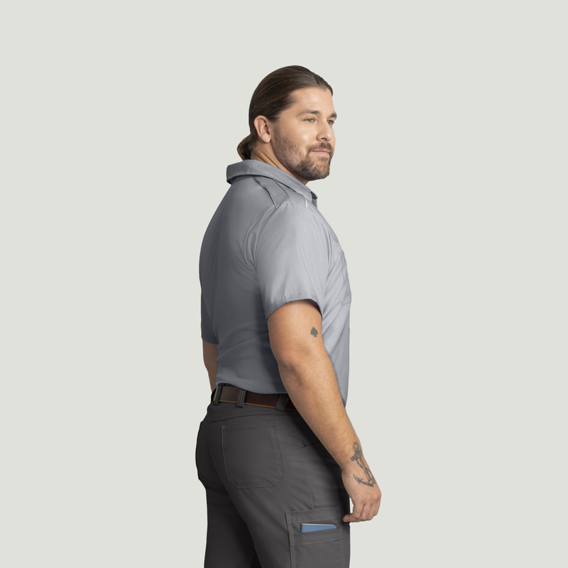 Men's Short Sleeve Pro Airflow Work Shirt image number 4
