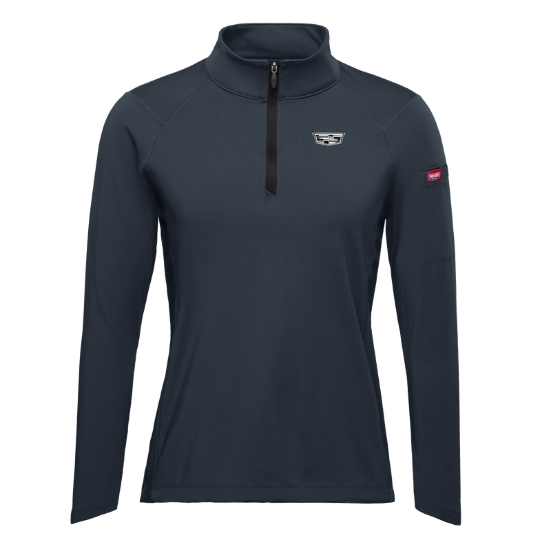Women's Performance Quarter Zip Cadet Collar Pullover image number 1