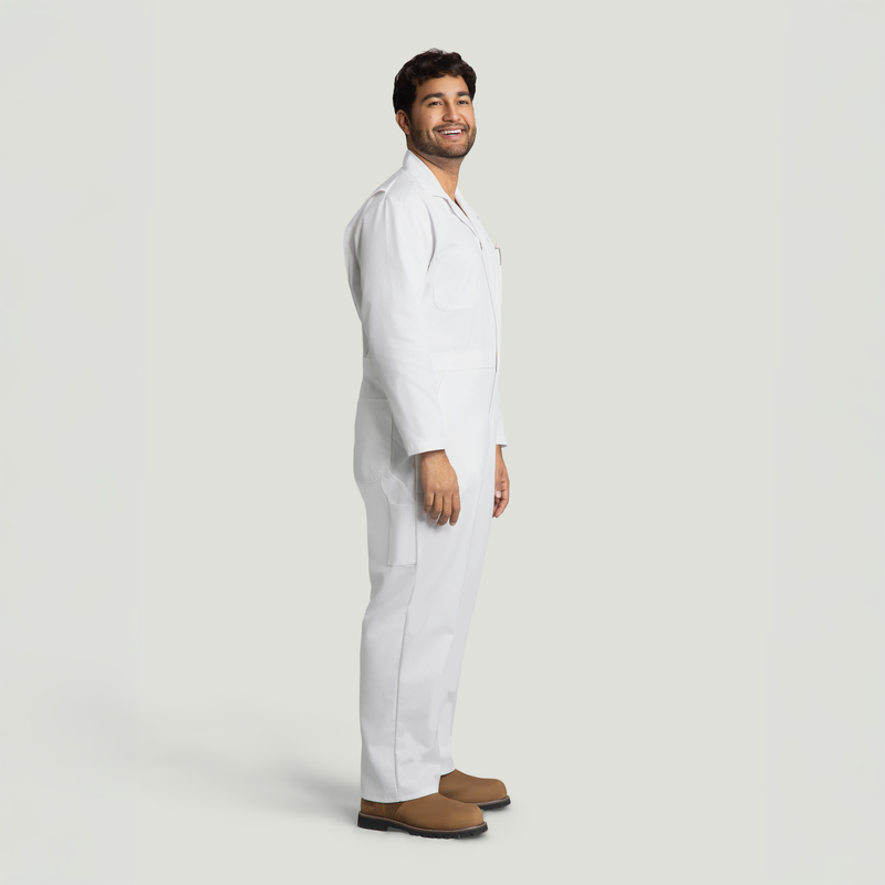 Twill Action Back Coverall with Chest Pockets image number 6