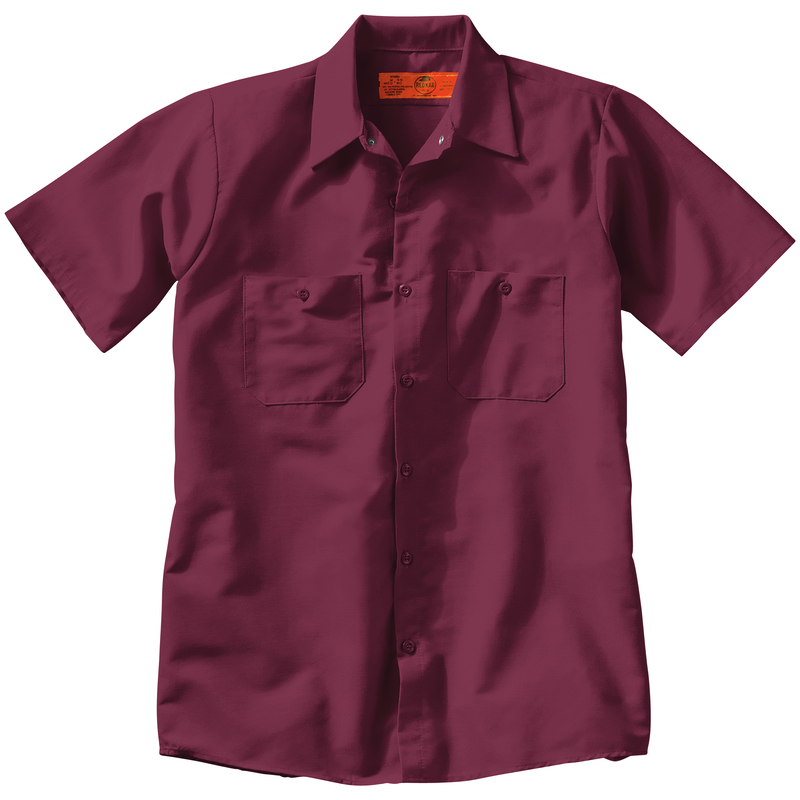 Men's Short Sleeve Industrial Work Shirt image number 8