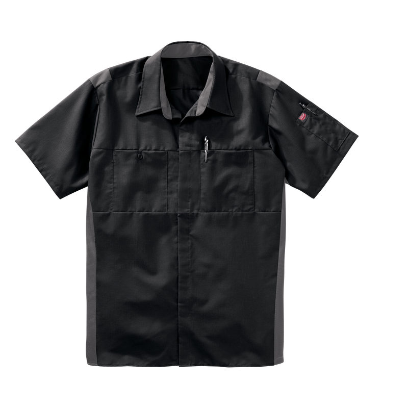 Men's Short Sleeve Performance Plus Shop Shirt With Oilblok Technology image number 9