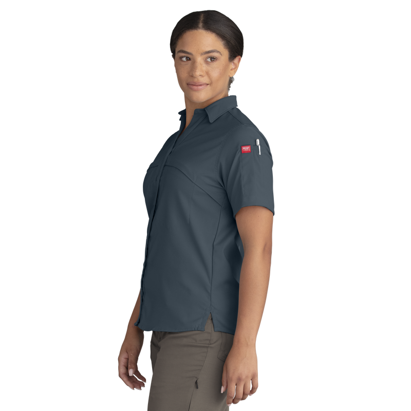 Women's Cooling Short Sleeve Work Shirt image number 7
