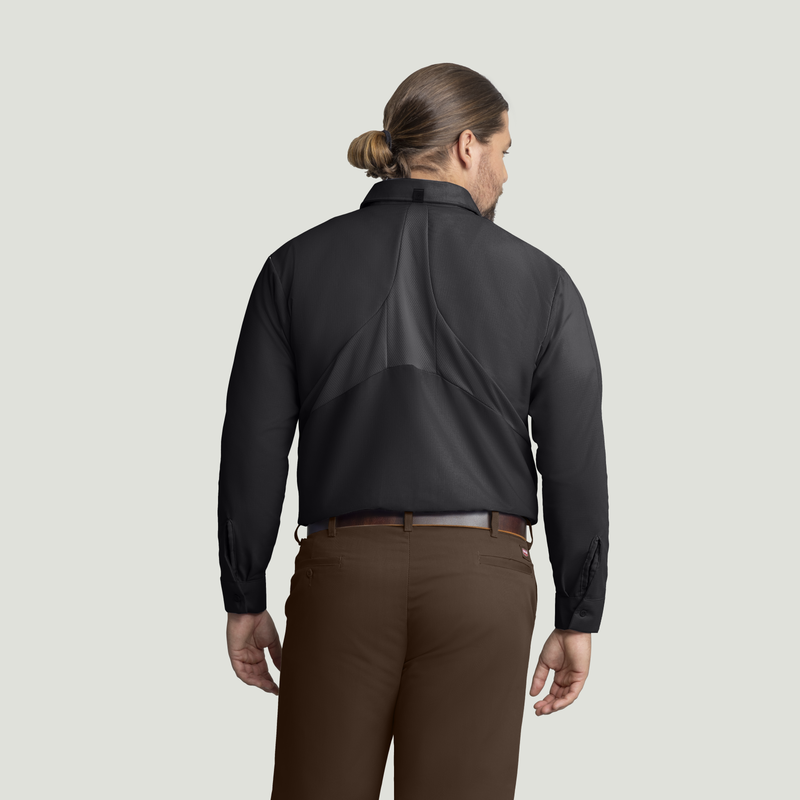 Men's Long Sleeve Work Shirt with MIMIX&reg; image number 2