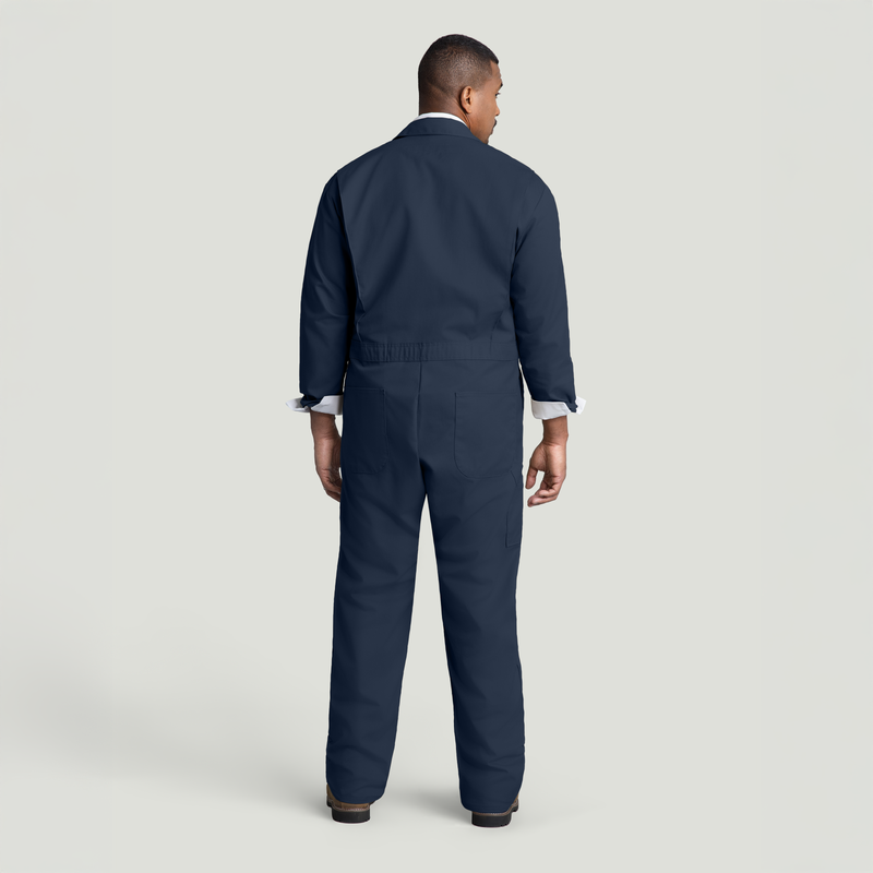 Twill Action Back Coverall with Chest Pockets image number 4