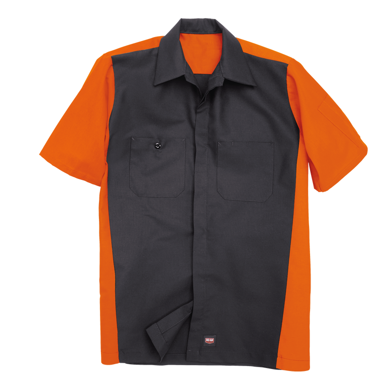 Men's Short Sleeve Two-Tone Crew Shirt image number 4
