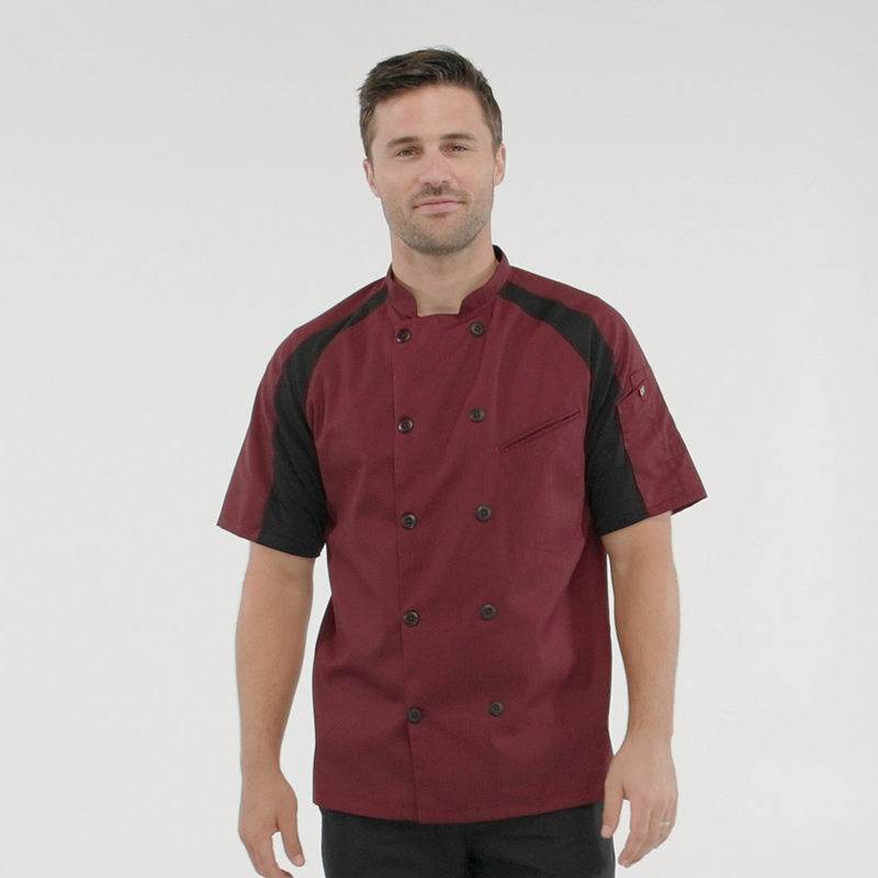 Men's Airflow Raglan Chef Coat with OilBlok image number 7