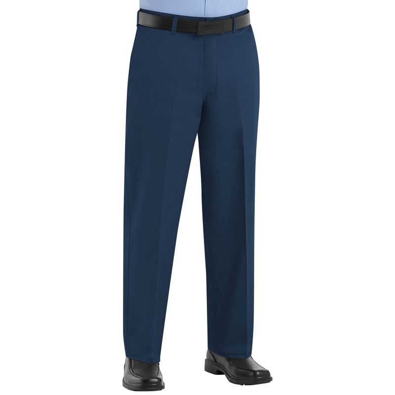 Men's Plain Front Cotton Pant image number 3