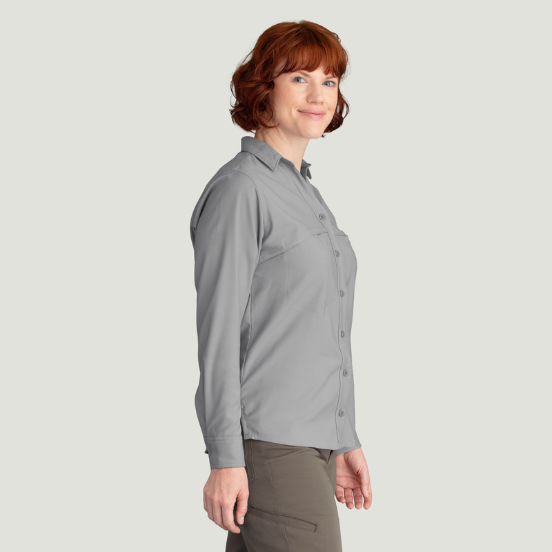 Women's Cooling Long Sleeve Work Shirt image number 4