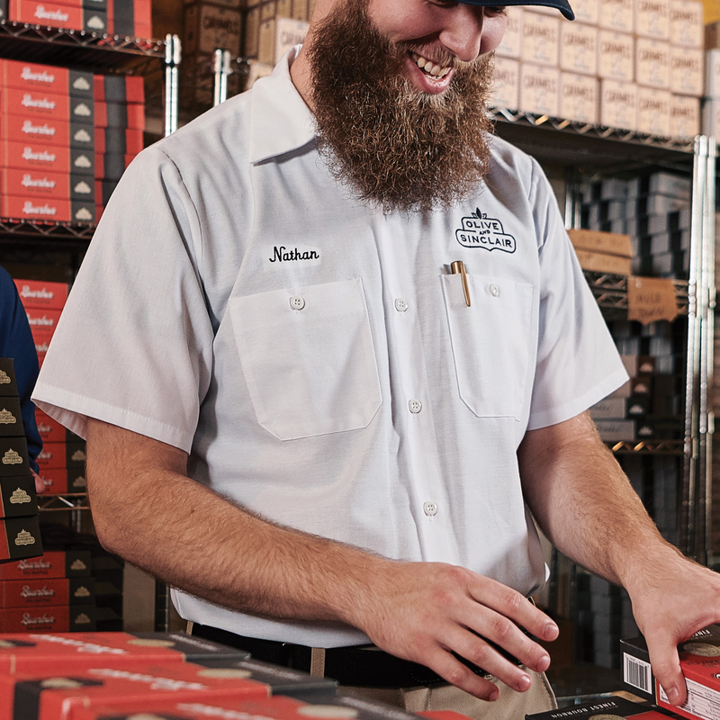 Men's Short Sleeve Industrial Work Shirt image number 10